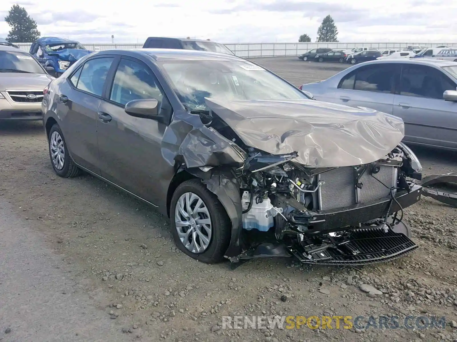 1 Photograph of a damaged car 2T1BURHE1KC199277 TOYOTA COROLLA 2019