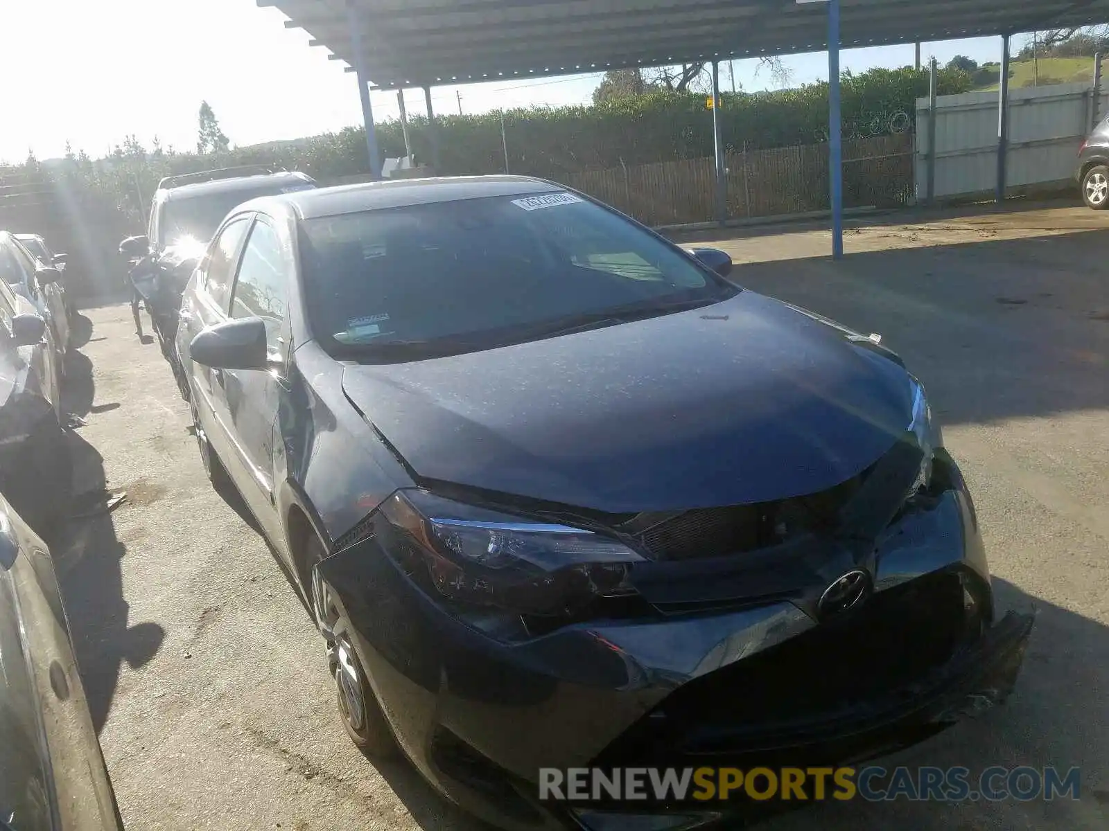 1 Photograph of a damaged car 2T1BURHE1KC199358 TOYOTA COROLLA 2019