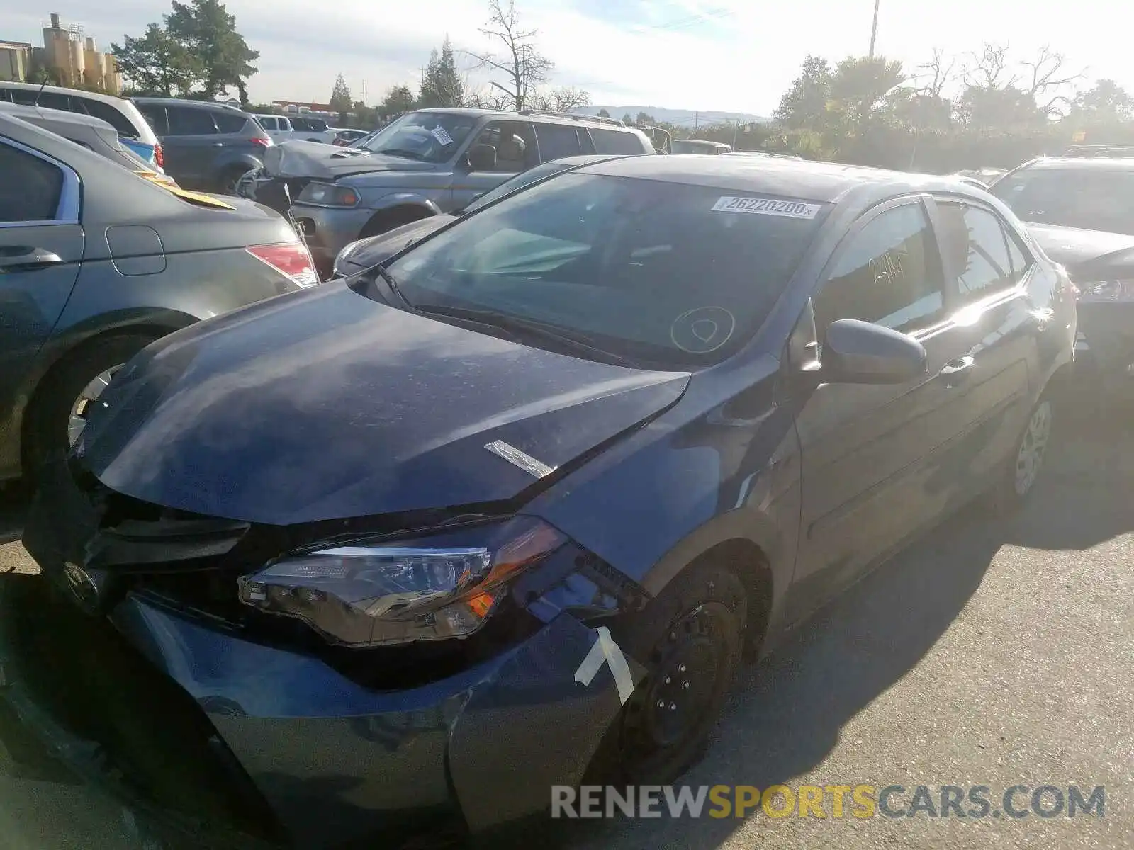 2 Photograph of a damaged car 2T1BURHE1KC199358 TOYOTA COROLLA 2019