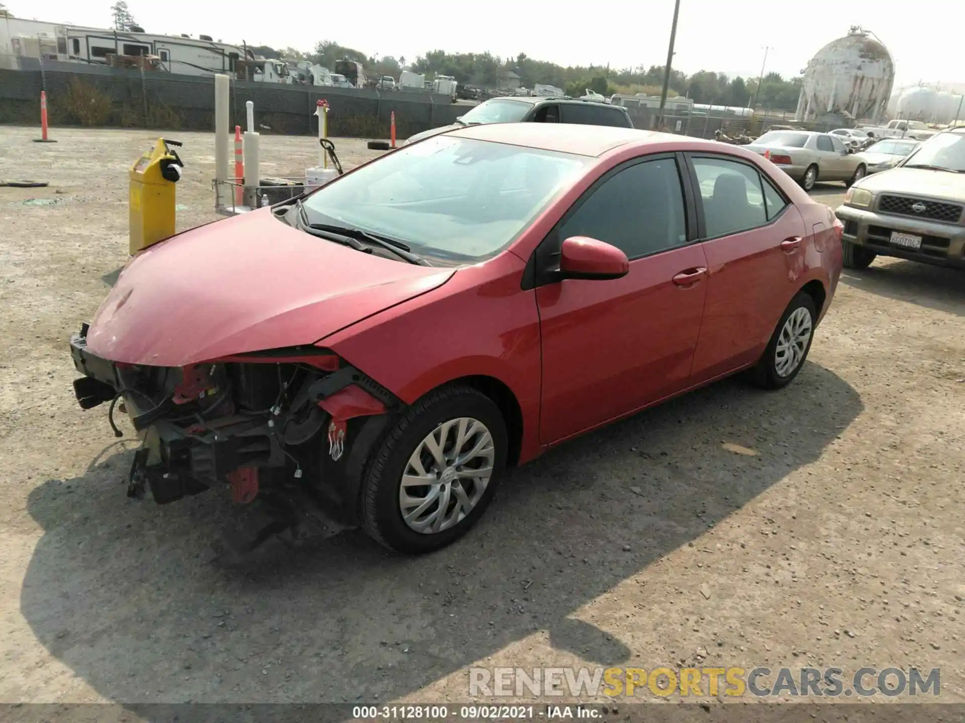 2 Photograph of a damaged car 2T1BURHE1KC200105 TOYOTA COROLLA 2019