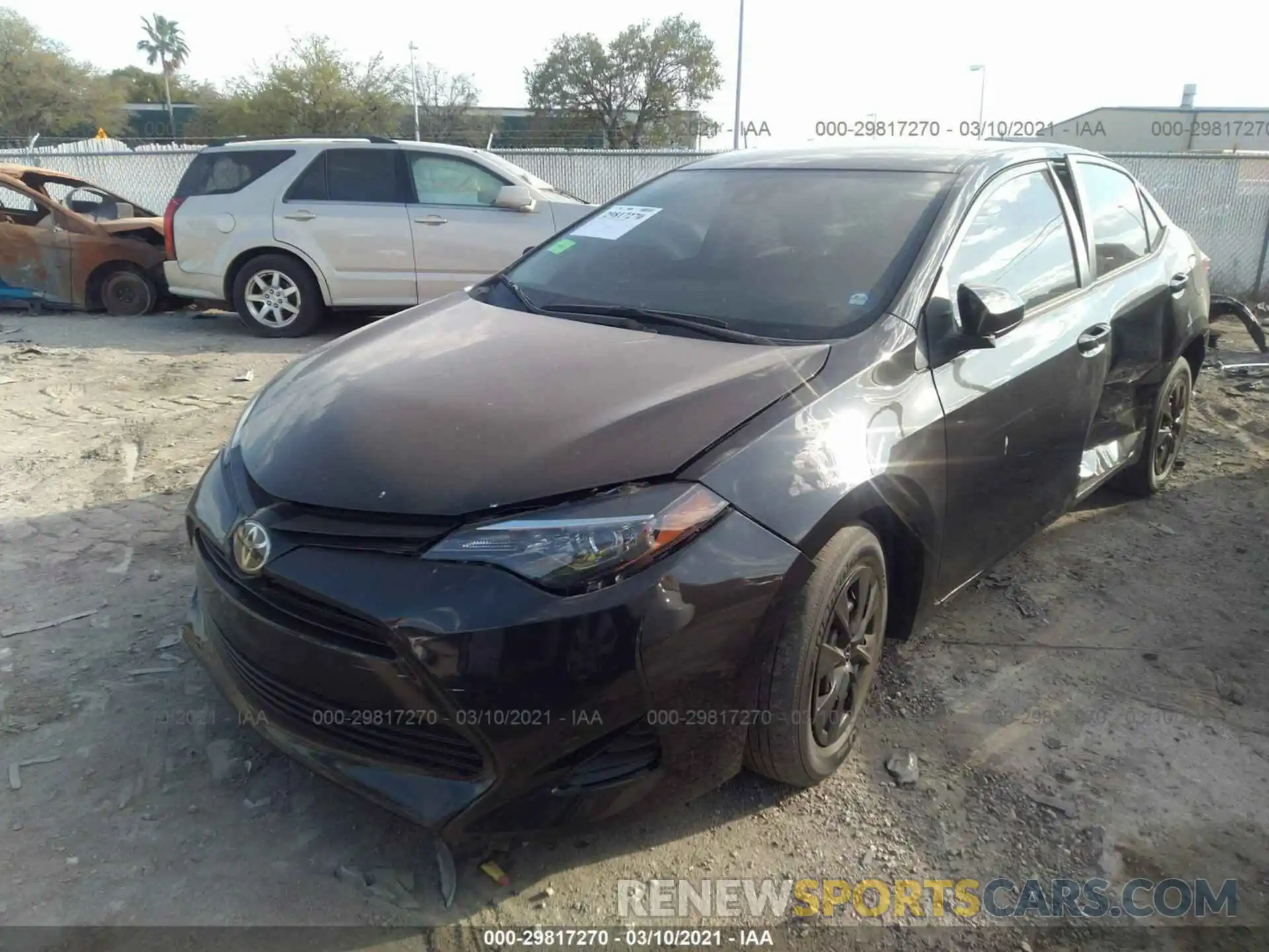 2 Фотография поврежденного автомобиля 2T1BURHE1KC200301 TOYOTA COROLLA 2019