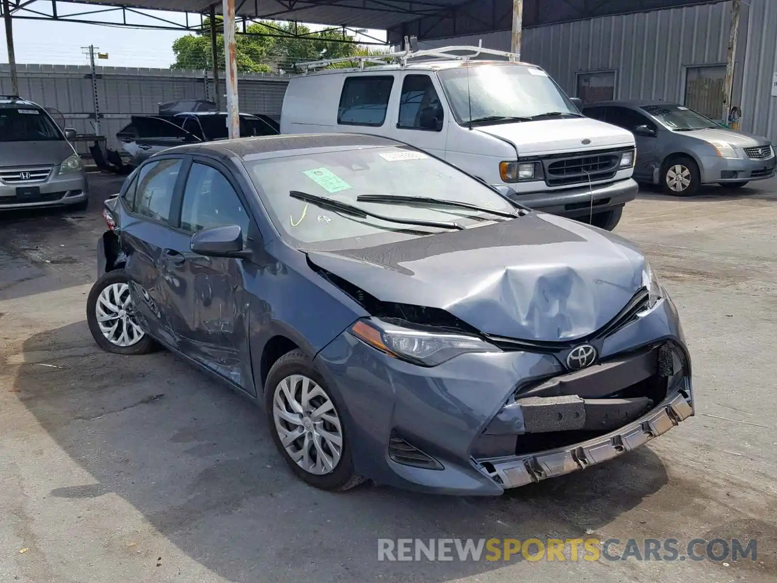 1 Photograph of a damaged car 2T1BURHE1KC200444 TOYOTA COROLLA 2019