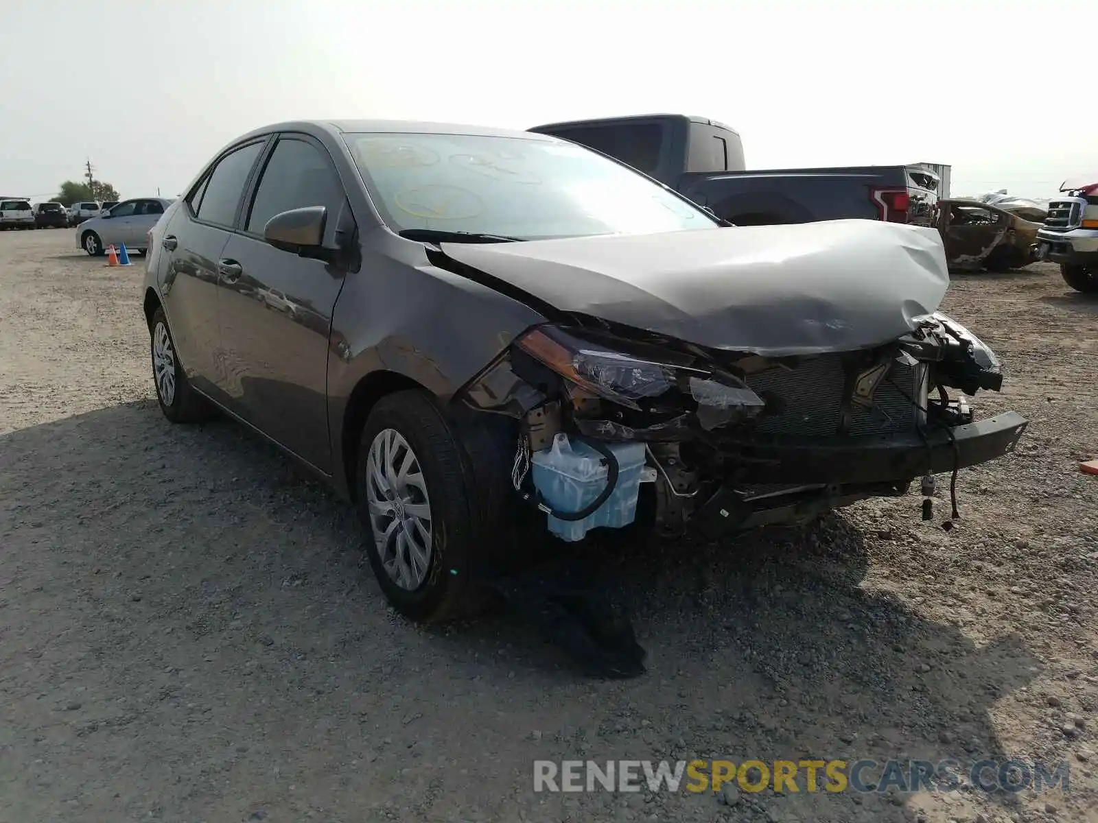 1 Photograph of a damaged car 2T1BURHE1KC200783 TOYOTA COROLLA 2019