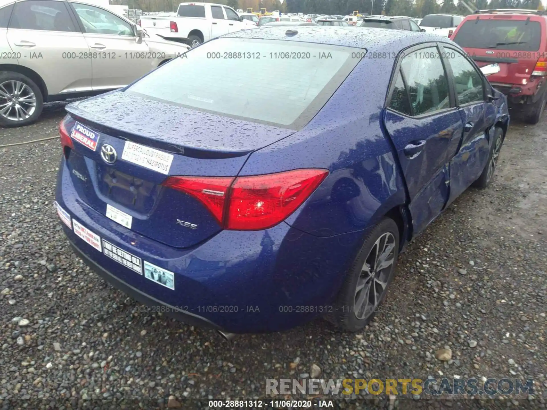 4 Photograph of a damaged car 2T1BURHE1KC200864 TOYOTA COROLLA 2019