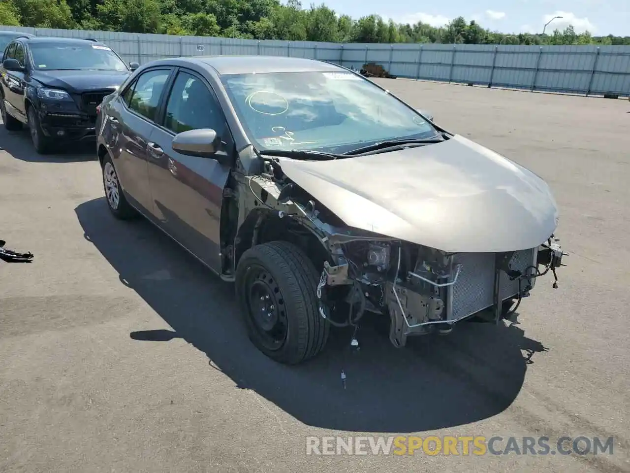 1 Photograph of a damaged car 2T1BURHE1KC201190 TOYOTA COROLLA 2019