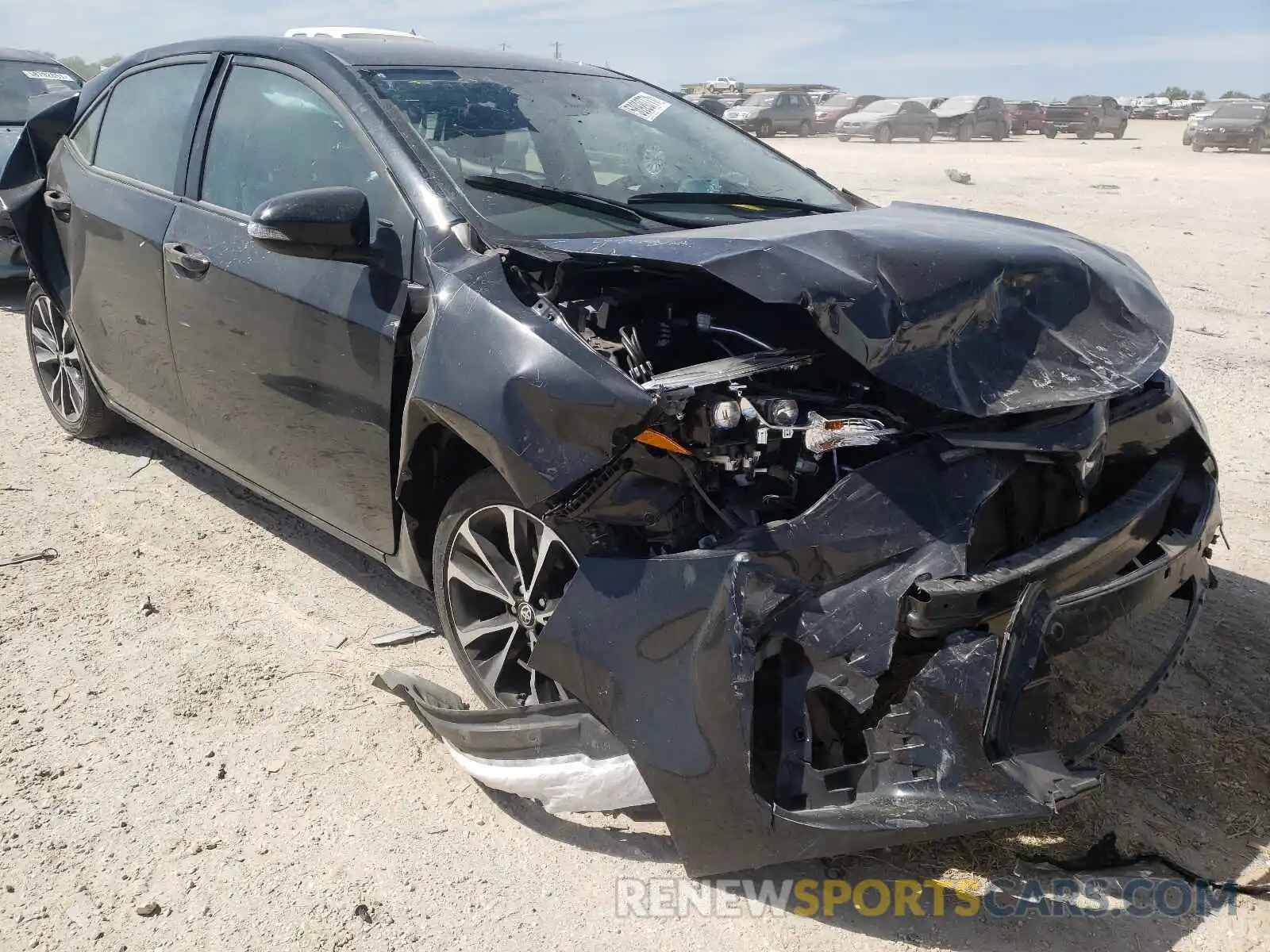 1 Photograph of a damaged car 2T1BURHE1KC201593 TOYOTA COROLLA 2019