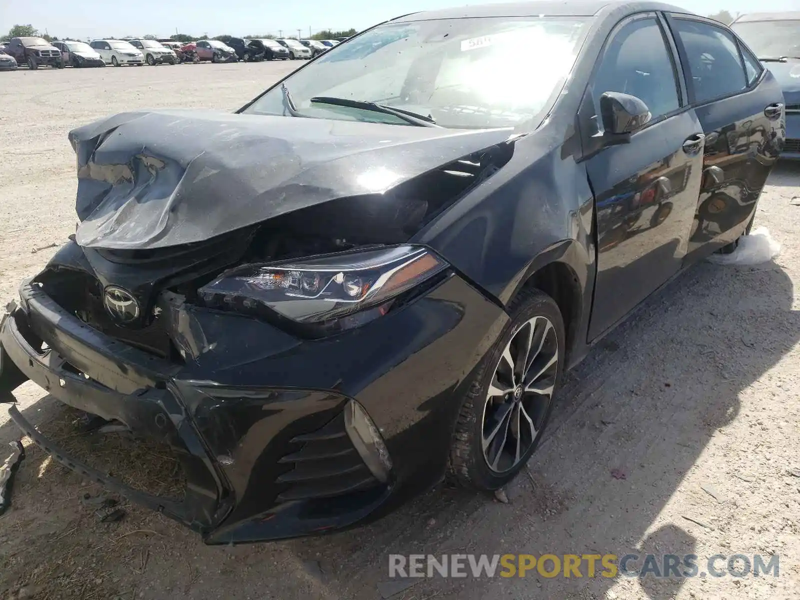 2 Photograph of a damaged car 2T1BURHE1KC201593 TOYOTA COROLLA 2019