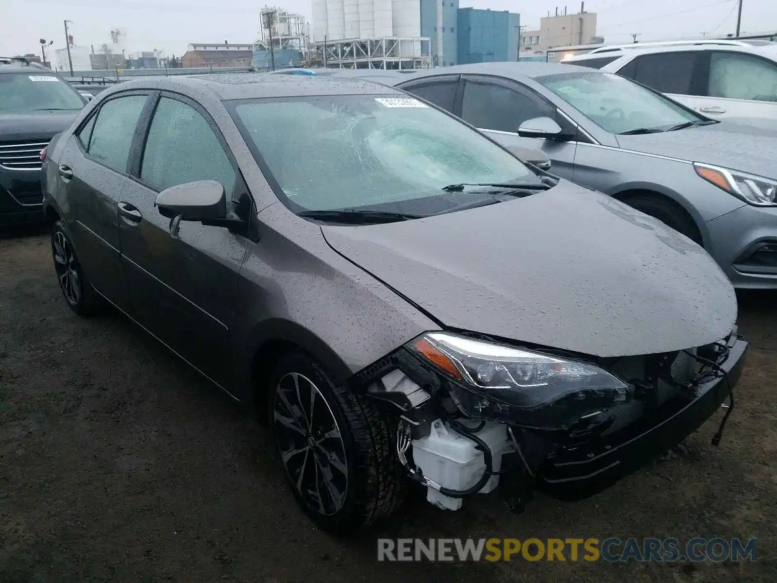 1 Photograph of a damaged car 2T1BURHE1KC204350 TOYOTA COROLLA 2019