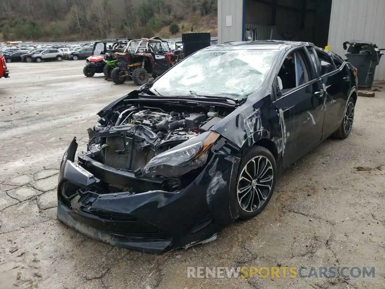 2 Photograph of a damaged car 2T1BURHE1KC204655 TOYOTA COROLLA 2019