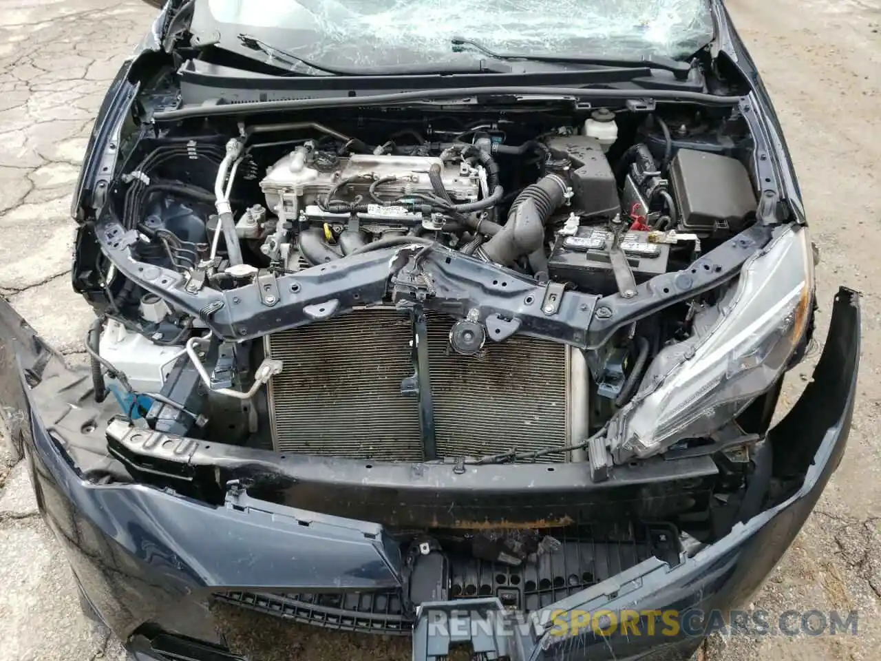 7 Photograph of a damaged car 2T1BURHE1KC204655 TOYOTA COROLLA 2019