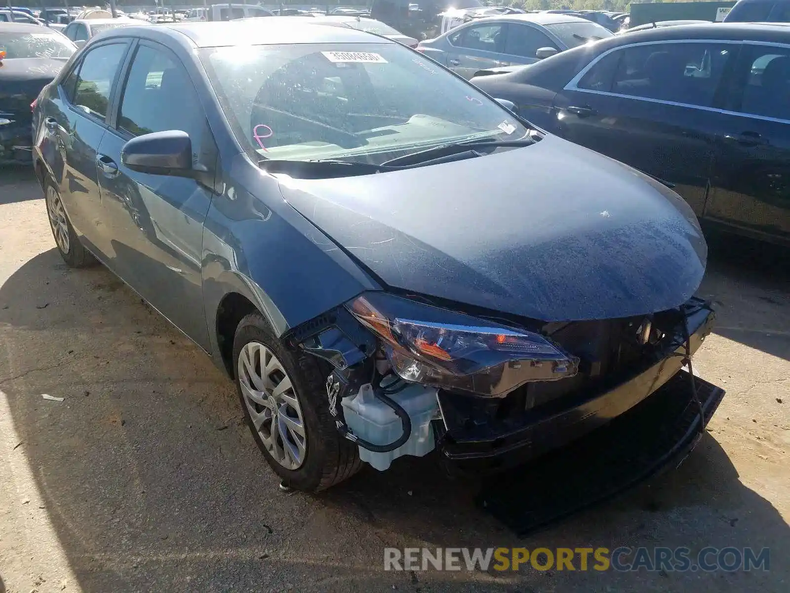 1 Photograph of a damaged car 2T1BURHE1KC204820 TOYOTA COROLLA 2019