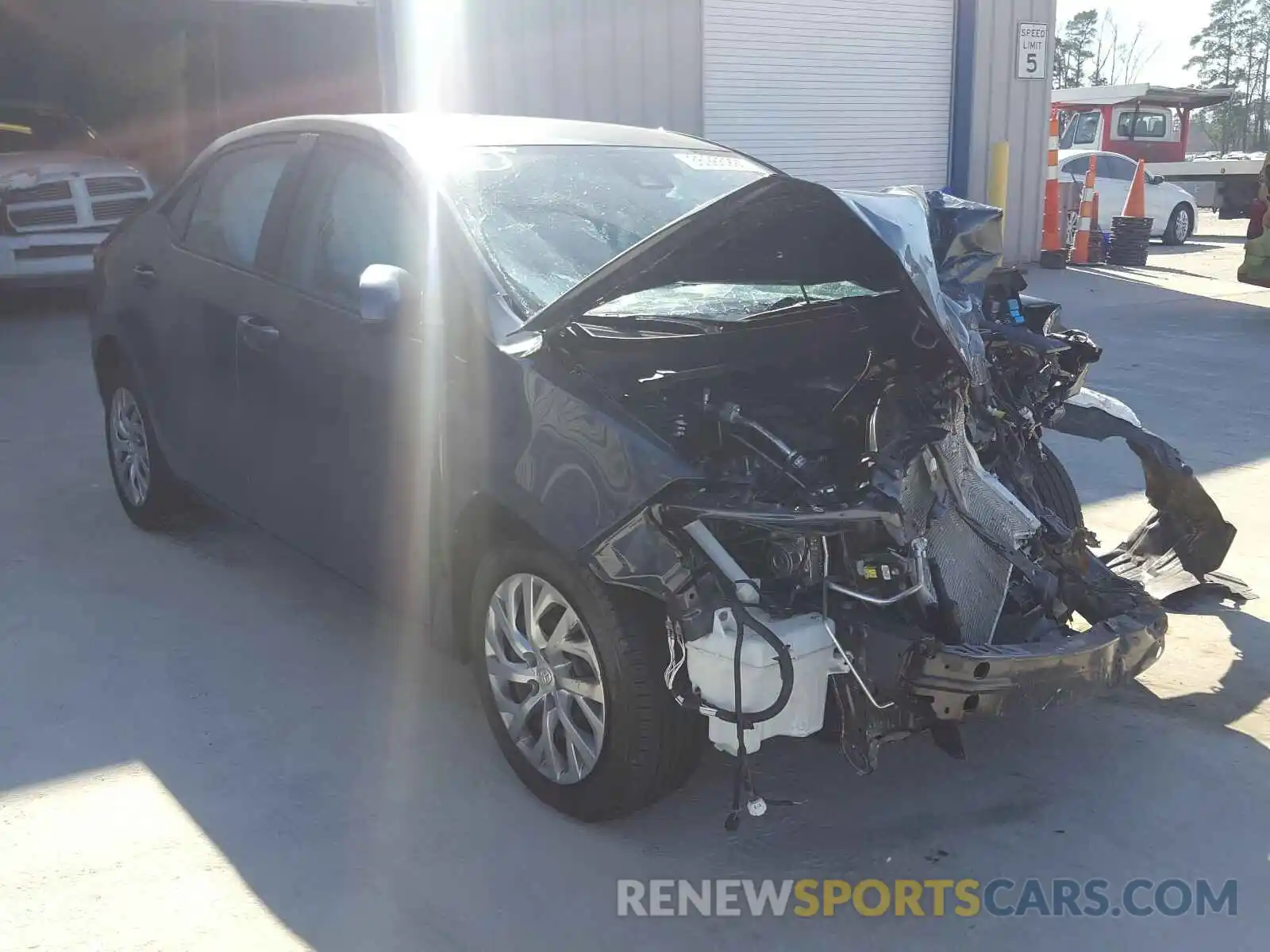 1 Photograph of a damaged car 2T1BURHE1KC205093 TOYOTA COROLLA 2019