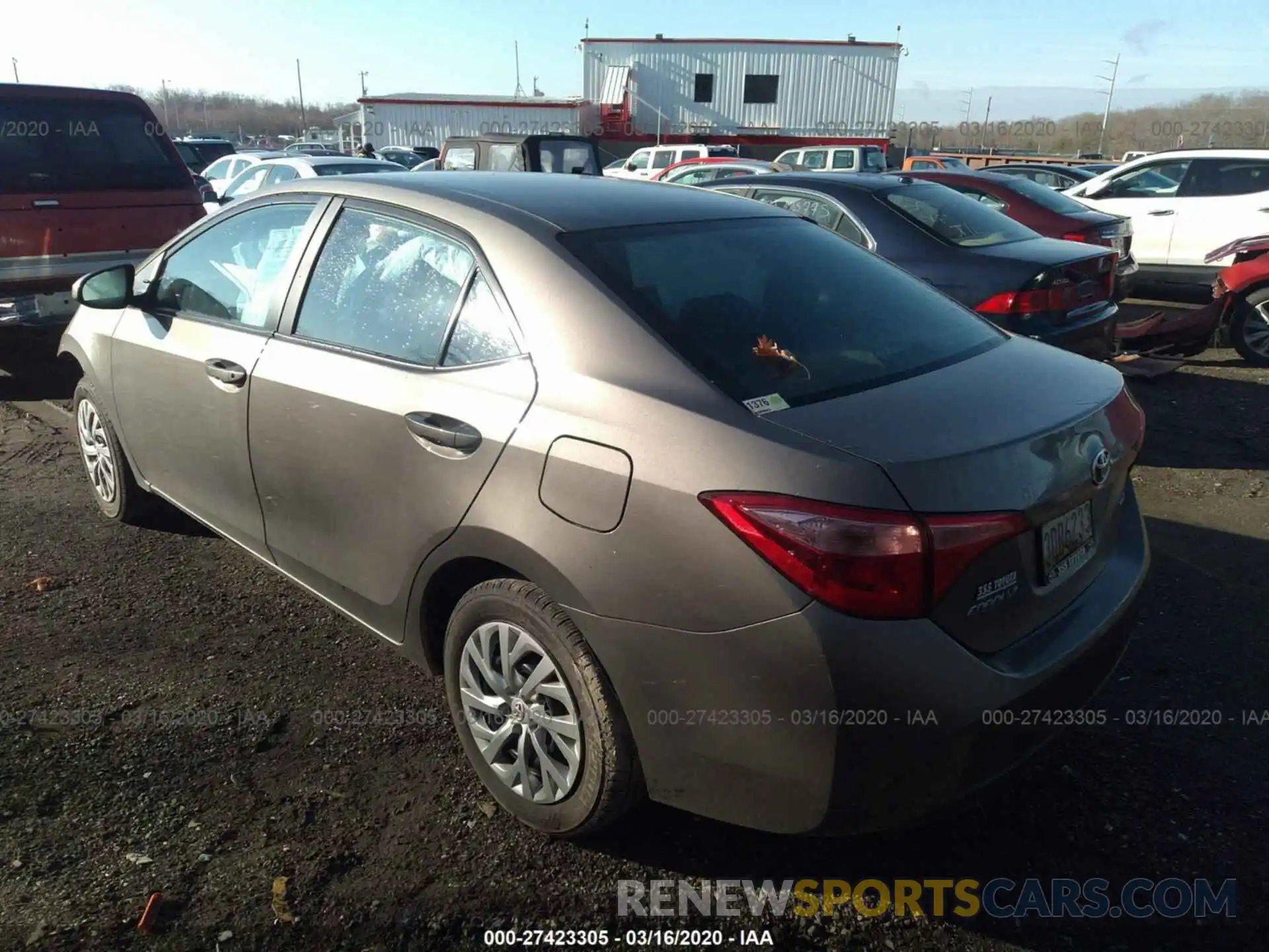 3 Photograph of a damaged car 2T1BURHE1KC206017 TOYOTA COROLLA 2019