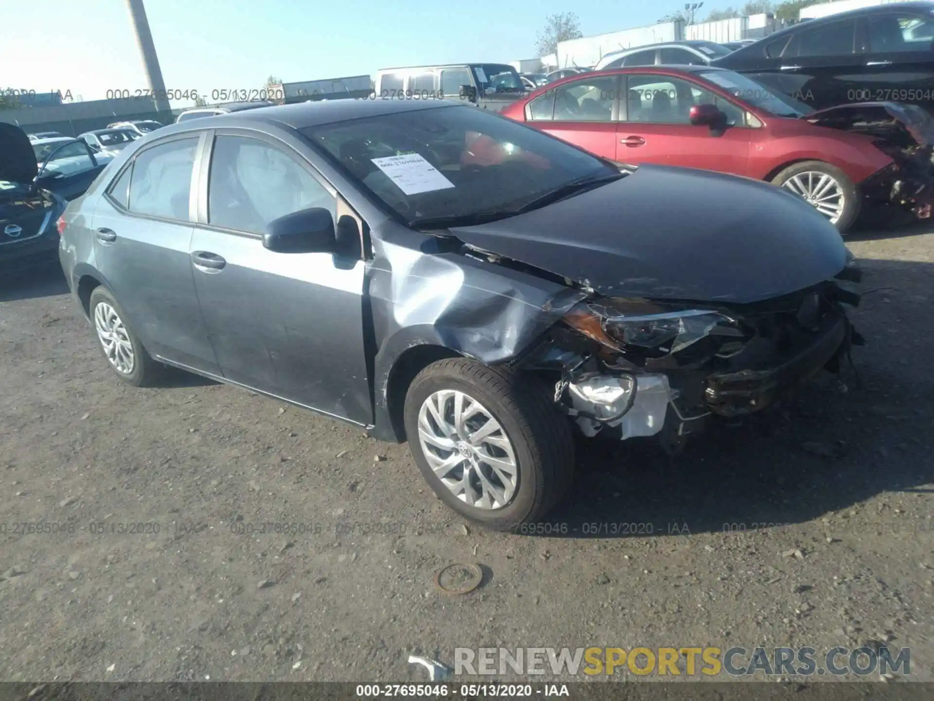 1 Photograph of a damaged car 2T1BURHE1KC206339 TOYOTA COROLLA 2019