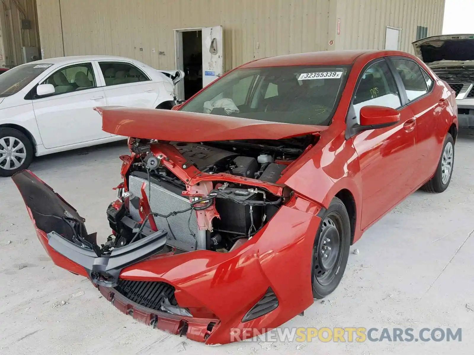 2 Photograph of a damaged car 2T1BURHE1KC206437 TOYOTA COROLLA 2019