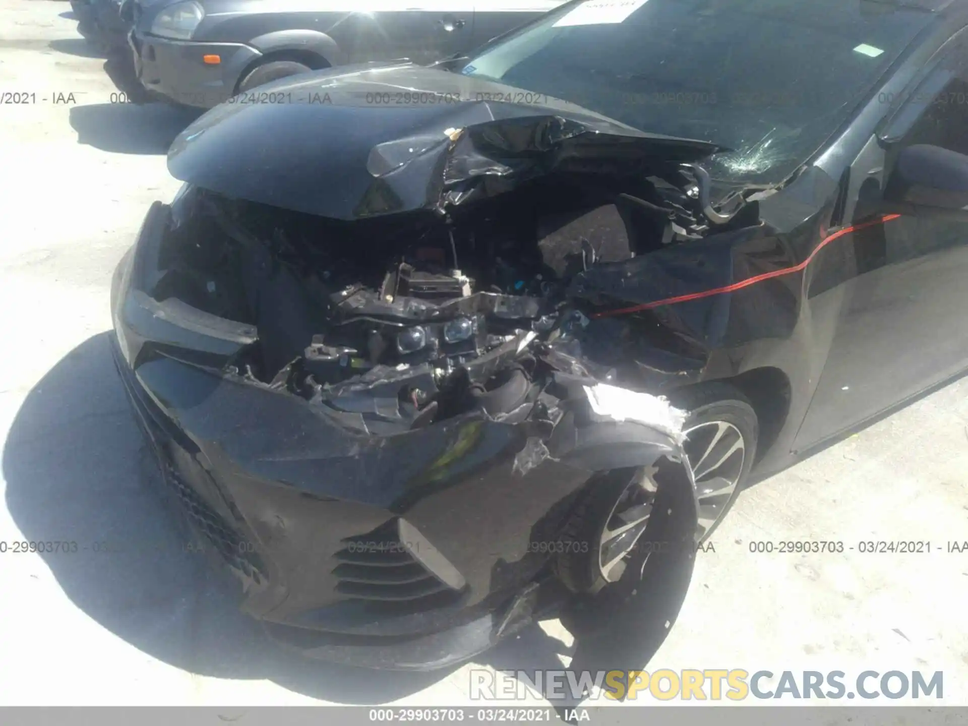 6 Photograph of a damaged car 2T1BURHE1KC206891 TOYOTA COROLLA 2019