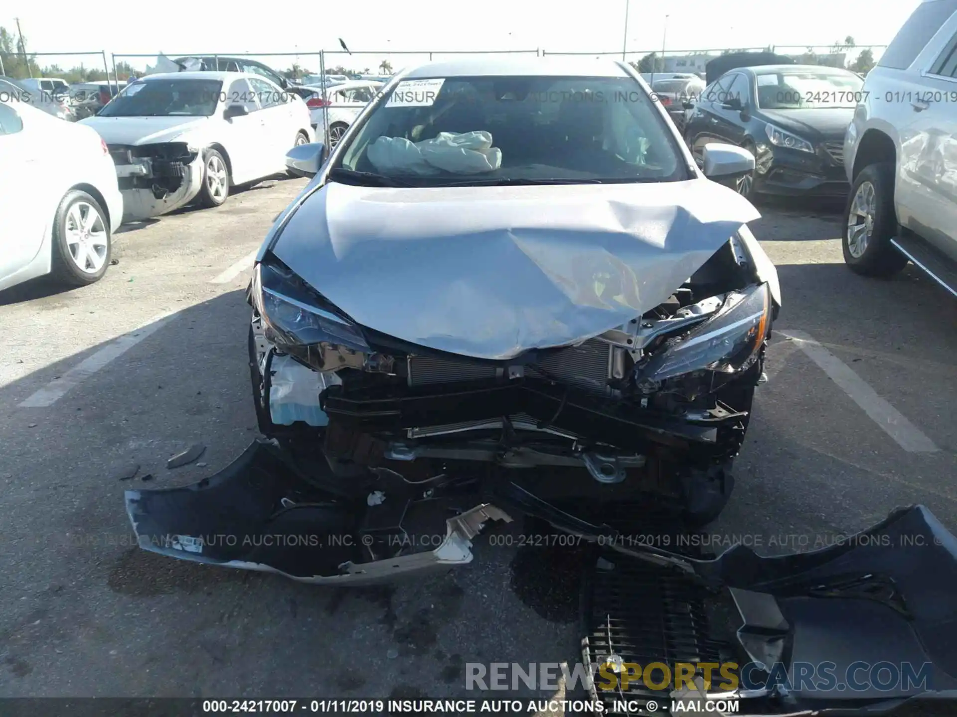 6 Photograph of a damaged car 2T1BURHE1KC207118 TOYOTA COROLLA 2019