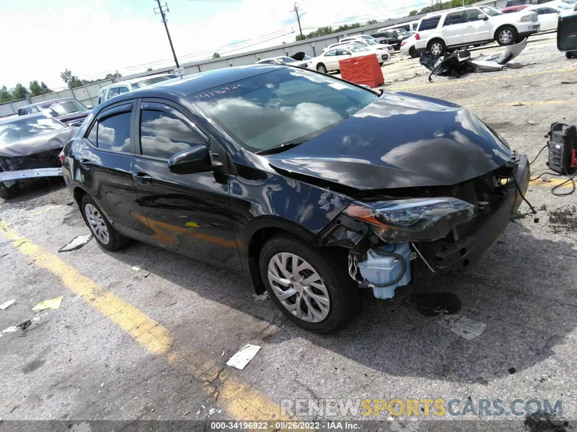 1 Photograph of a damaged car 2T1BURHE1KC207314 TOYOTA COROLLA 2019