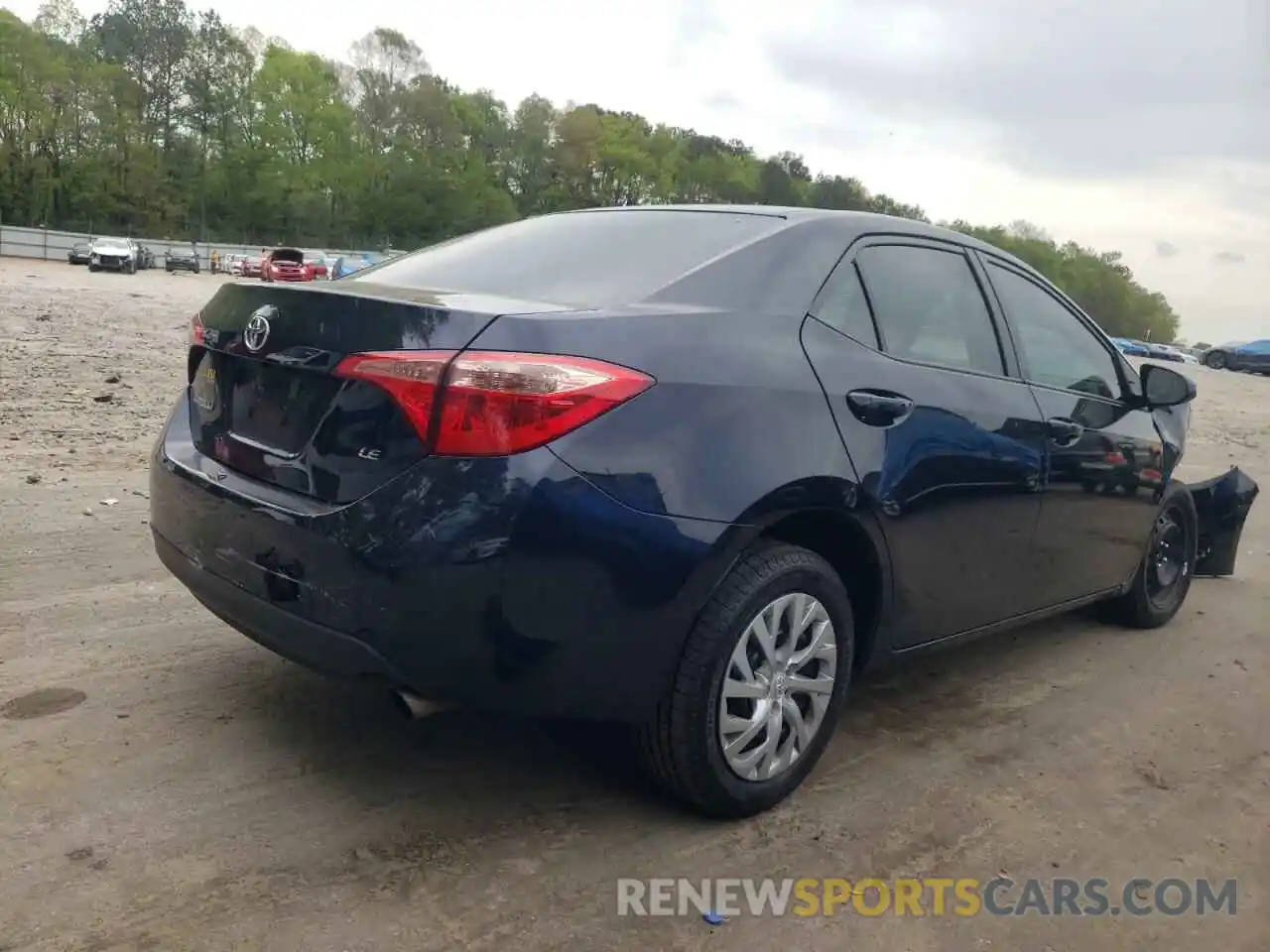 4 Photograph of a damaged car 2T1BURHE1KC207846 TOYOTA COROLLA 2019