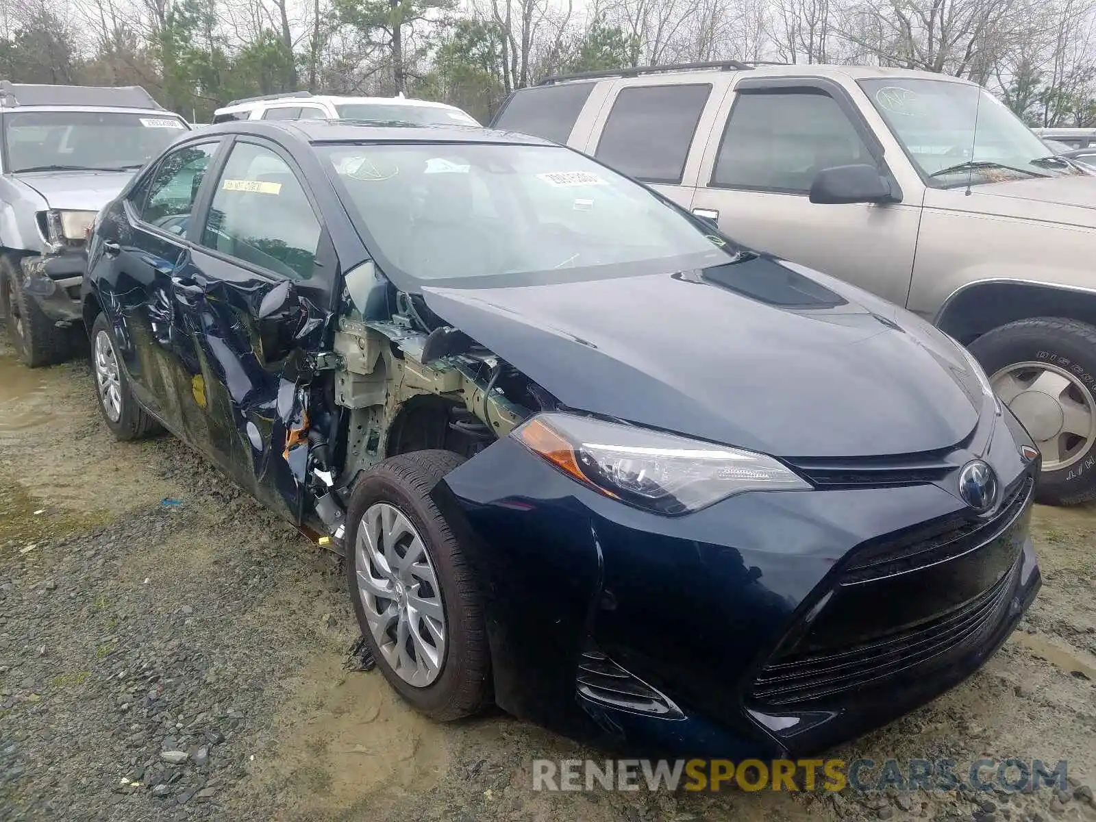 1 Photograph of a damaged car 2T1BURHE1KC208382 TOYOTA COROLLA 2019