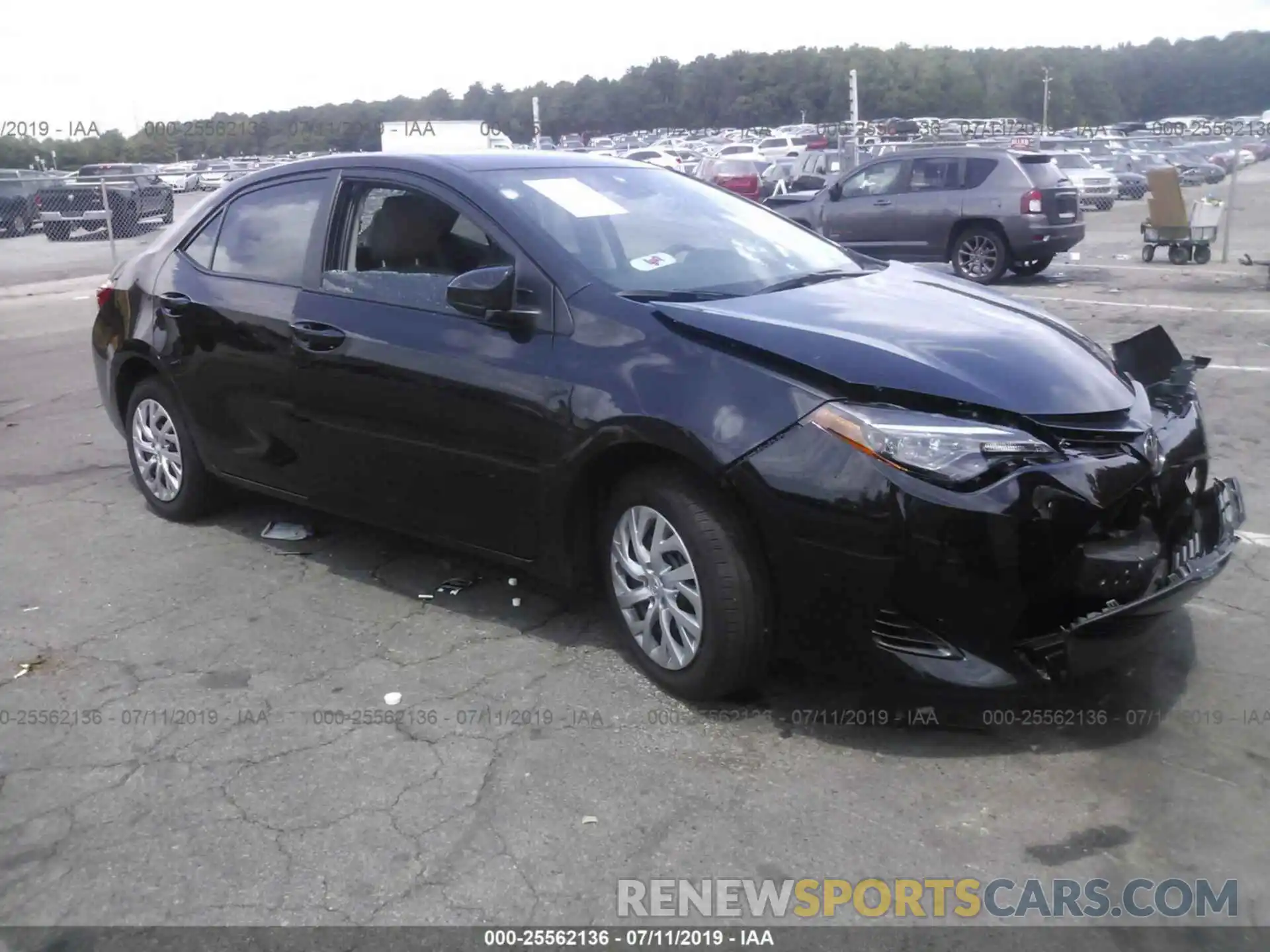 1 Photograph of a damaged car 2T1BURHE1KC208494 TOYOTA COROLLA 2019