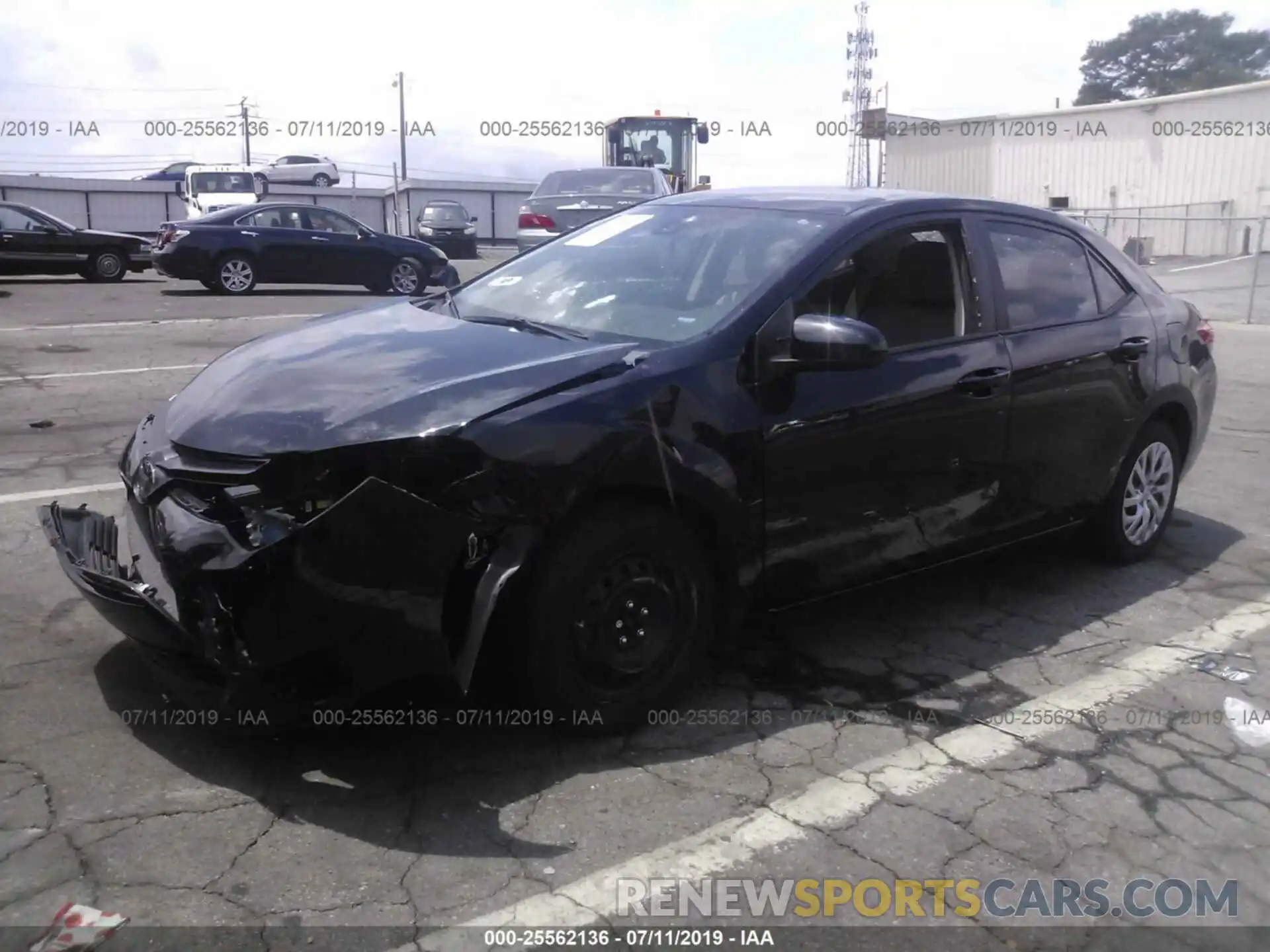 2 Photograph of a damaged car 2T1BURHE1KC208494 TOYOTA COROLLA 2019