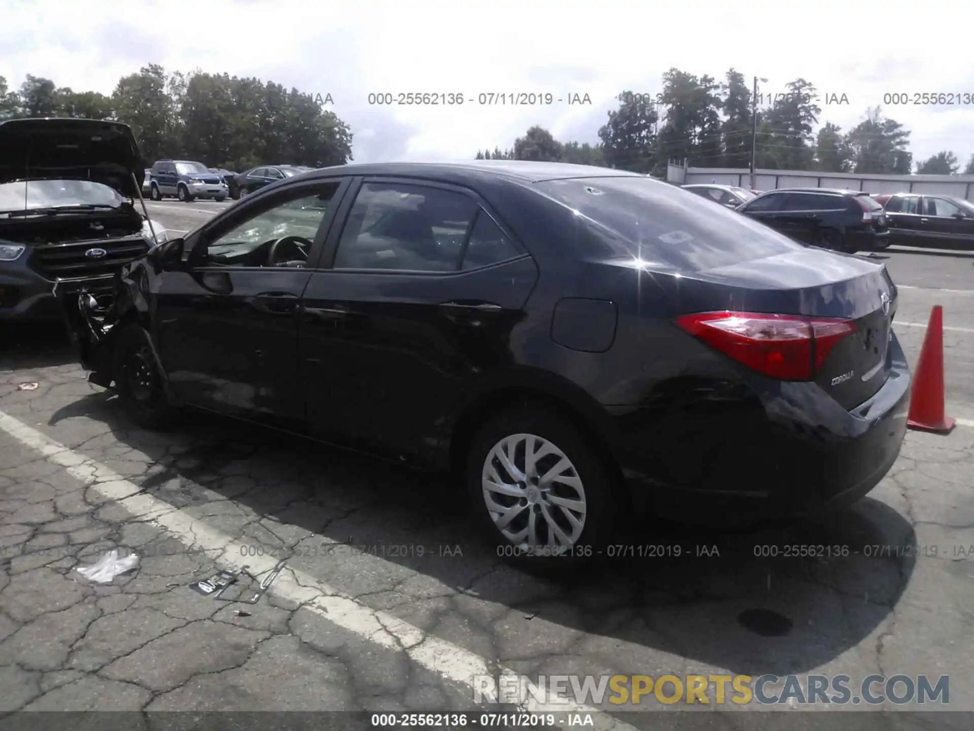 3 Photograph of a damaged car 2T1BURHE1KC208494 TOYOTA COROLLA 2019