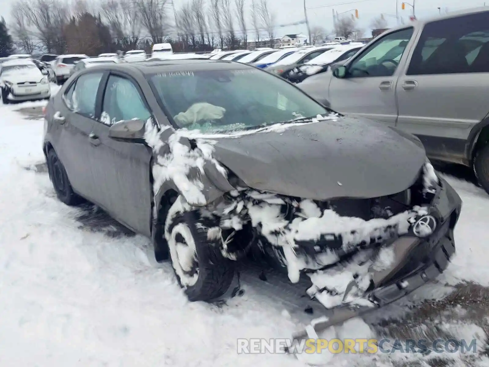 1 Photograph of a damaged car 2T1BURHE1KC208530 TOYOTA COROLLA 2019