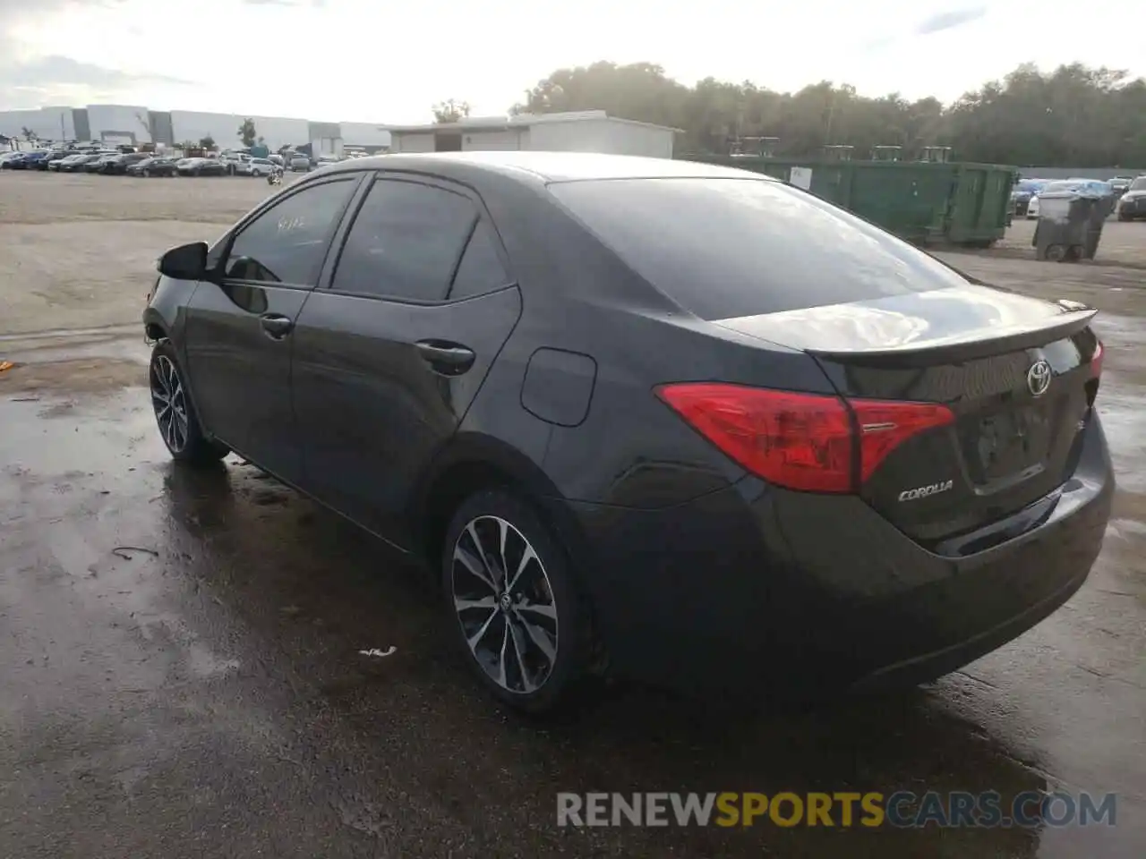 3 Photograph of a damaged car 2T1BURHE1KC208639 TOYOTA COROLLA 2019