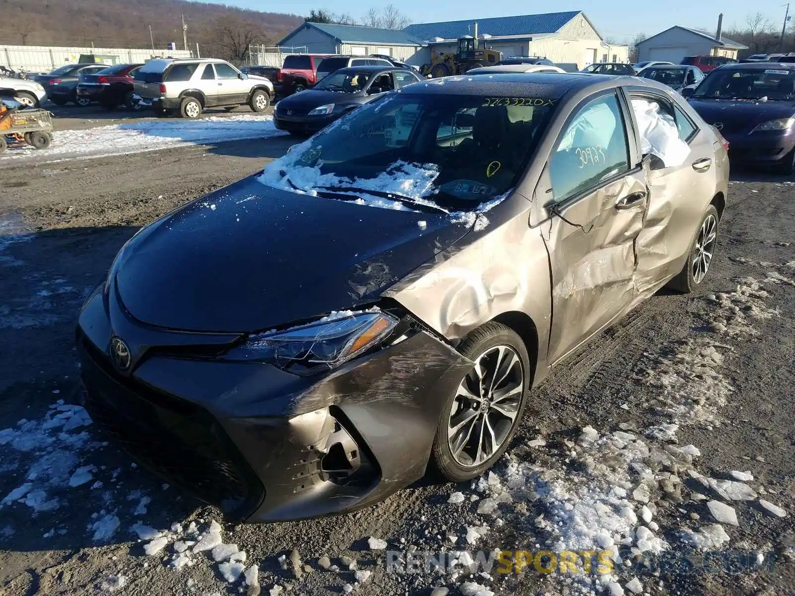 2 Photograph of a damaged car 2T1BURHE1KC208771 TOYOTA COROLLA 2019