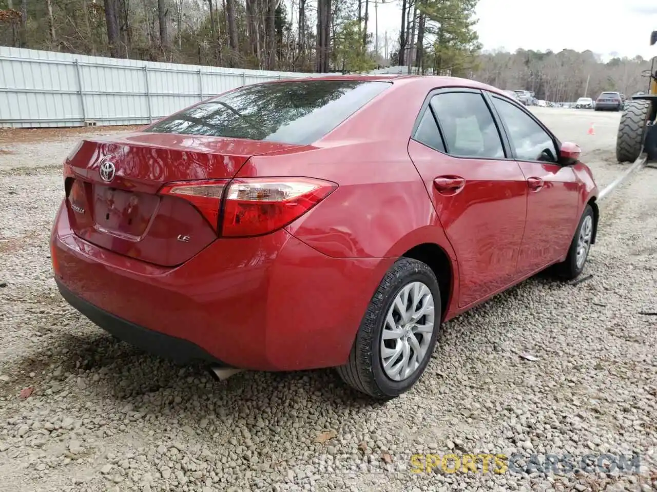 4 Photograph of a damaged car 2T1BURHE1KC209127 TOYOTA COROLLA 2019