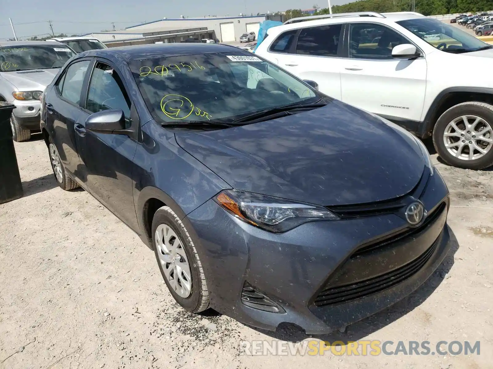 1 Photograph of a damaged car 2T1BURHE1KC209516 TOYOTA COROLLA 2019