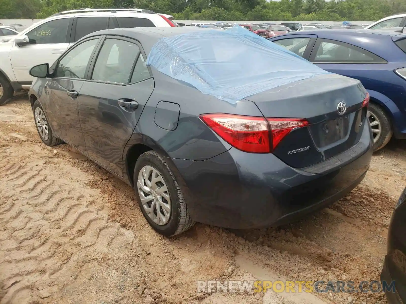 3 Photograph of a damaged car 2T1BURHE1KC209516 TOYOTA COROLLA 2019