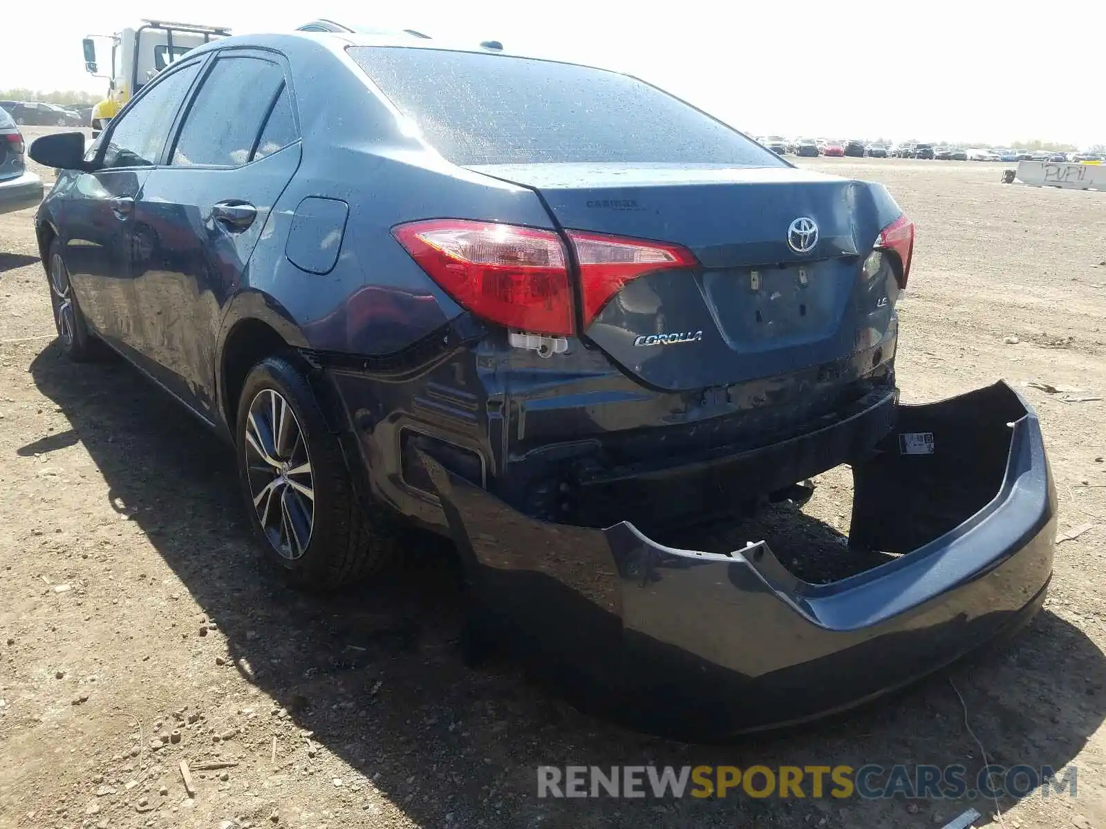 3 Photograph of a damaged car 2T1BURHE1KC209645 TOYOTA COROLLA 2019