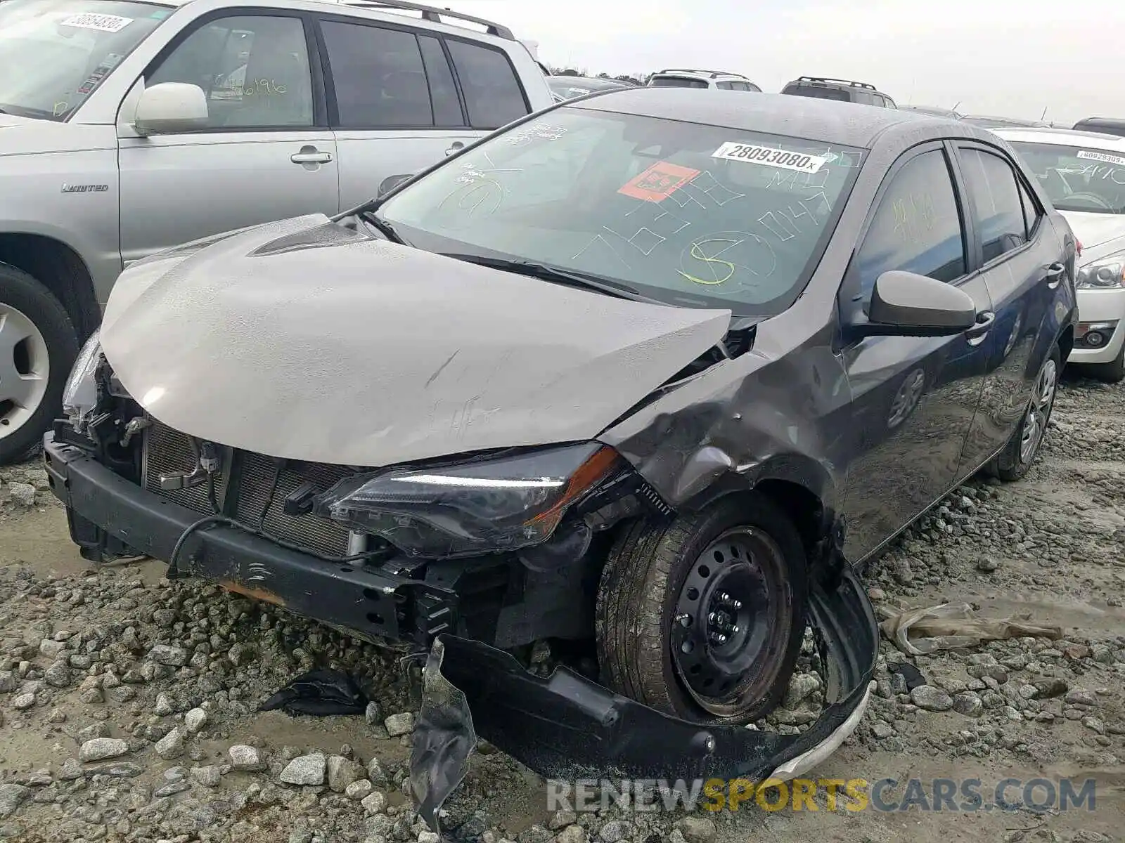 2 Photograph of a damaged car 2T1BURHE1KC210147 TOYOTA COROLLA 2019