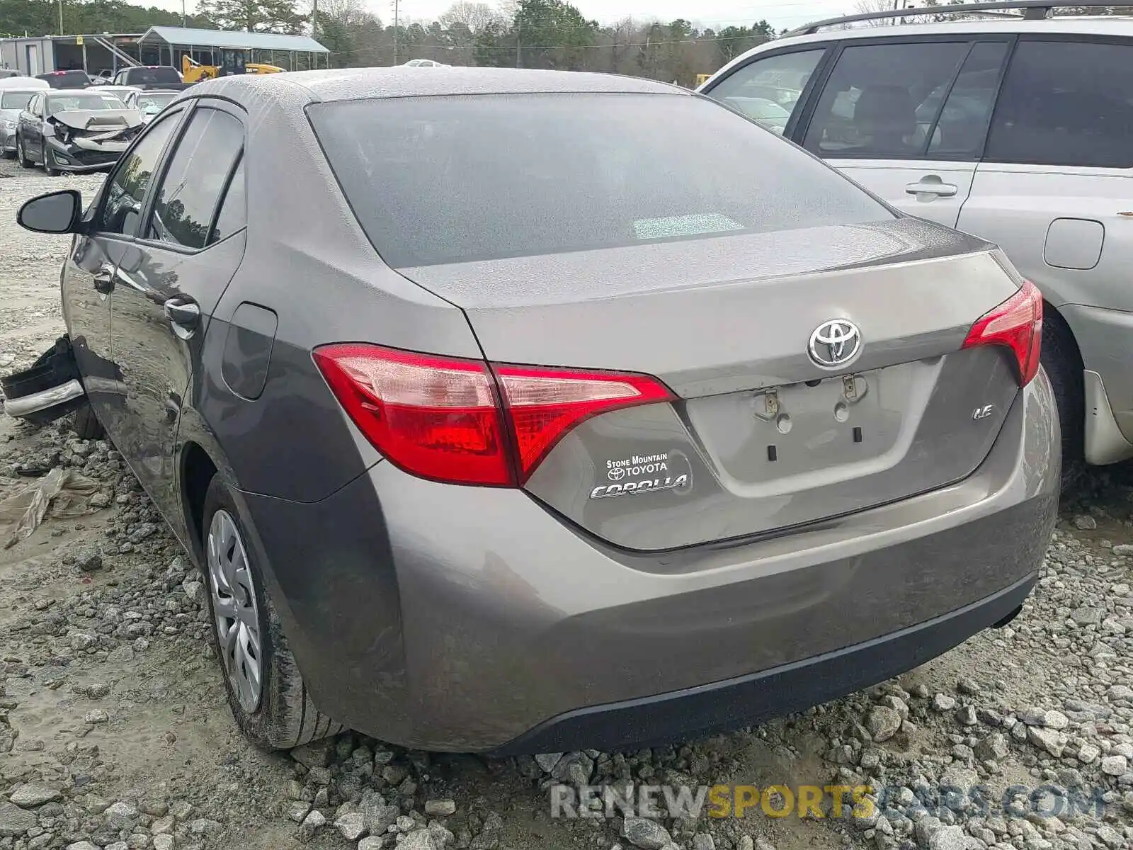 3 Photograph of a damaged car 2T1BURHE1KC210147 TOYOTA COROLLA 2019