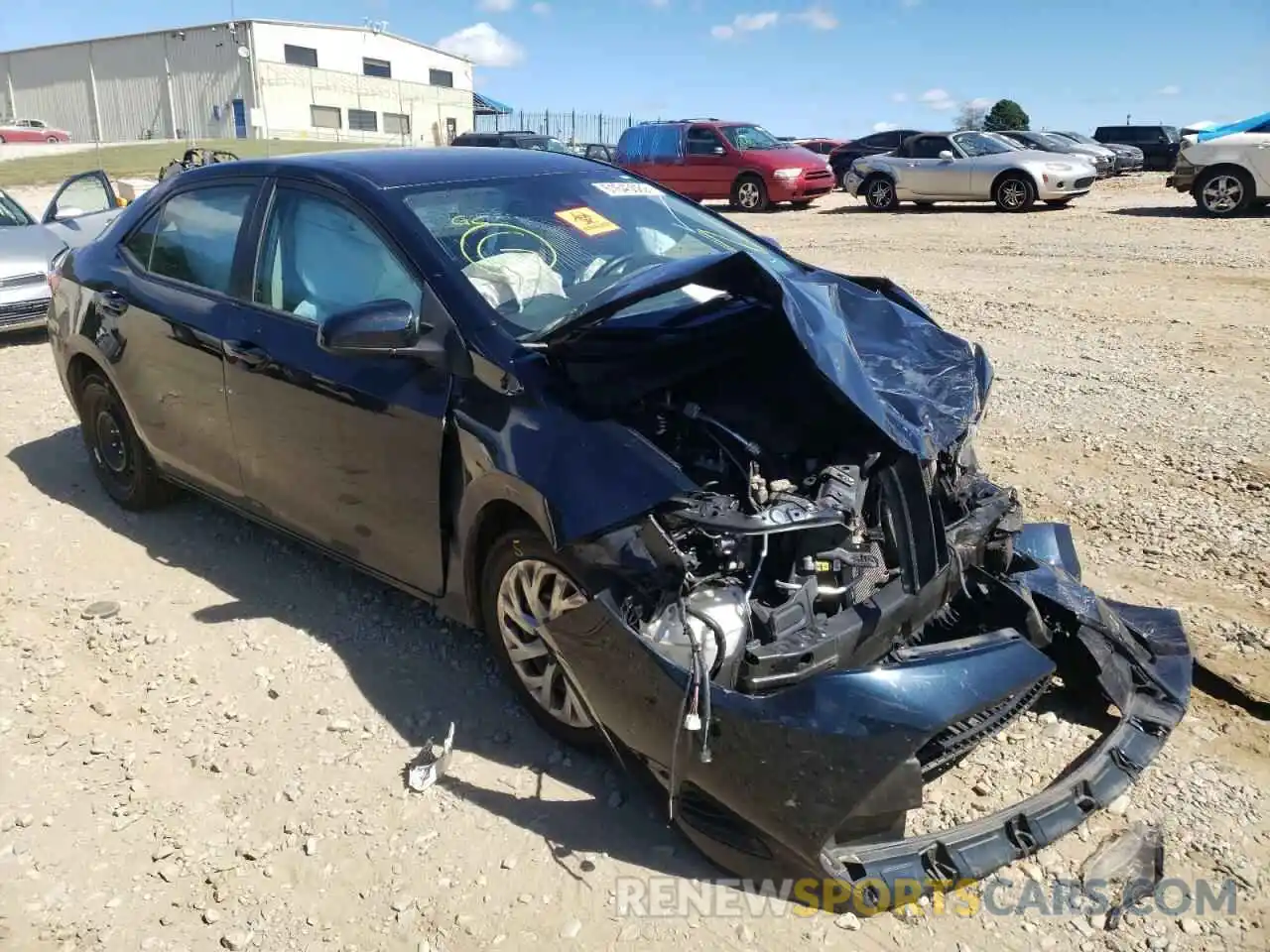 1 Photograph of a damaged car 2T1BURHE1KC210150 TOYOTA COROLLA 2019