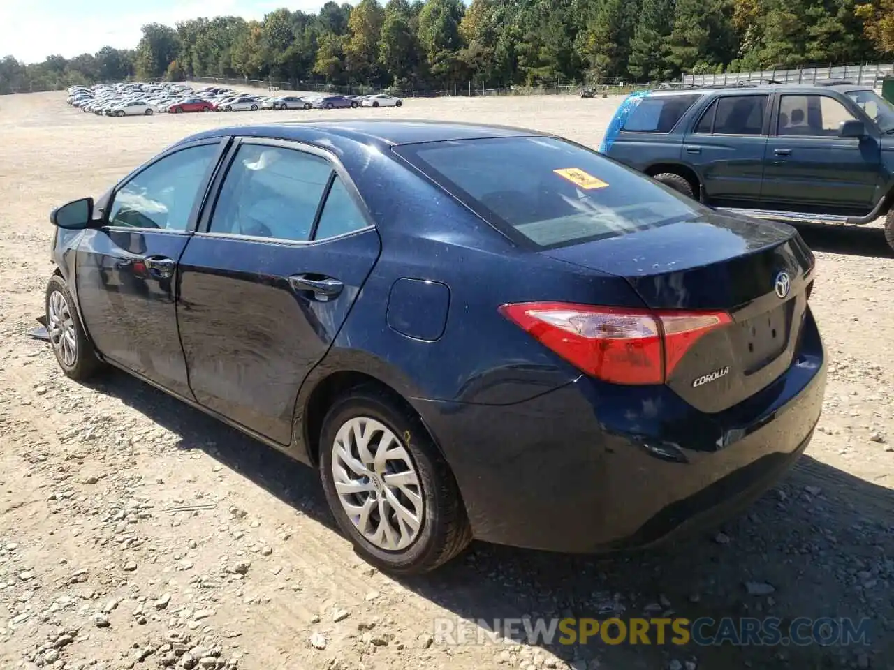 3 Photograph of a damaged car 2T1BURHE1KC210150 TOYOTA COROLLA 2019