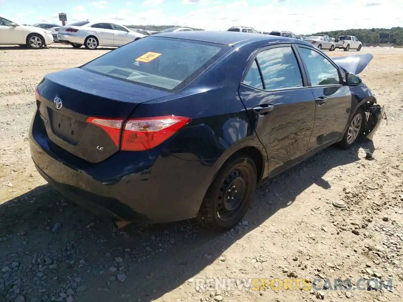 4 Photograph of a damaged car 2T1BURHE1KC210150 TOYOTA COROLLA 2019