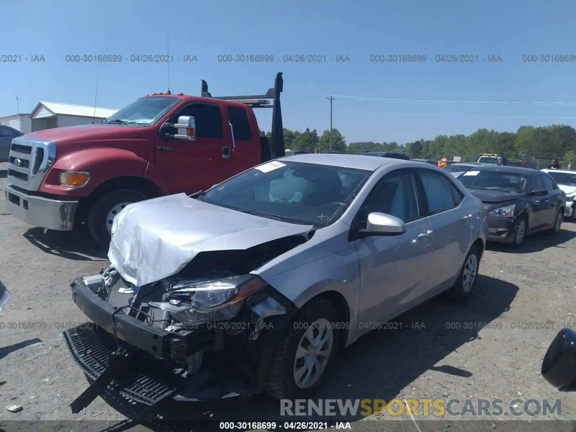 2 Photograph of a damaged car 2T1BURHE1KC211265 TOYOTA COROLLA 2019