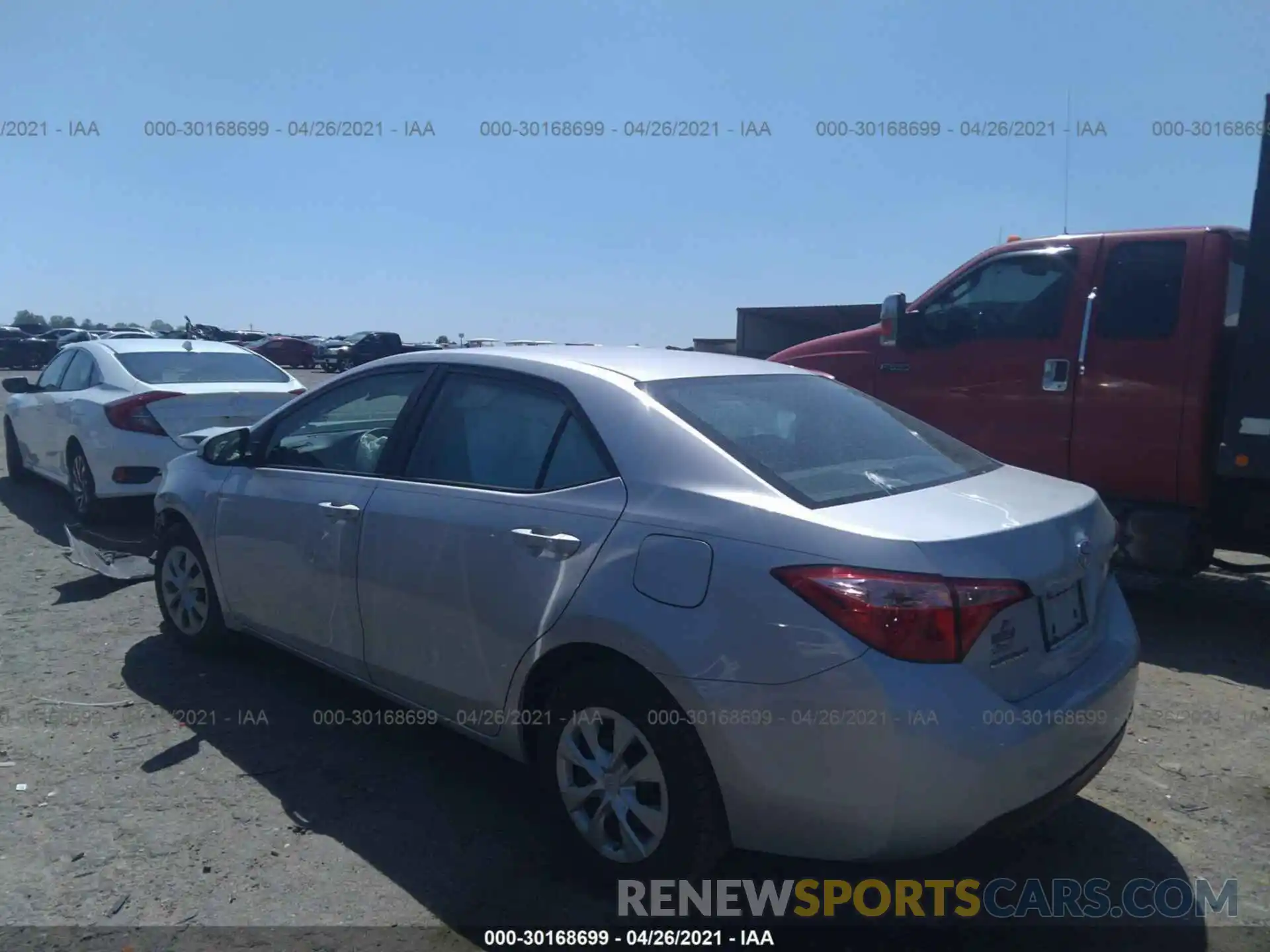 3 Photograph of a damaged car 2T1BURHE1KC211265 TOYOTA COROLLA 2019