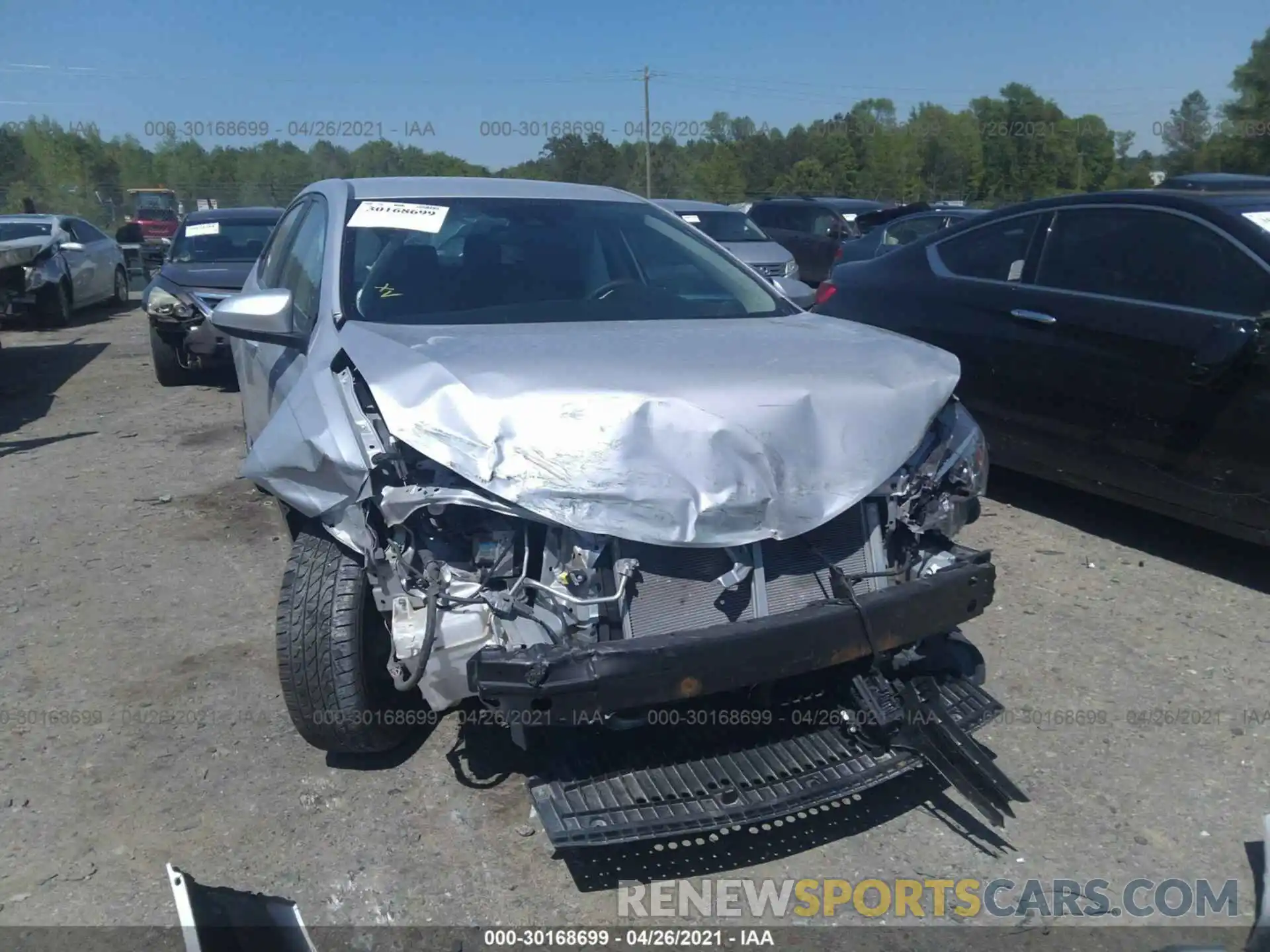 6 Photograph of a damaged car 2T1BURHE1KC211265 TOYOTA COROLLA 2019