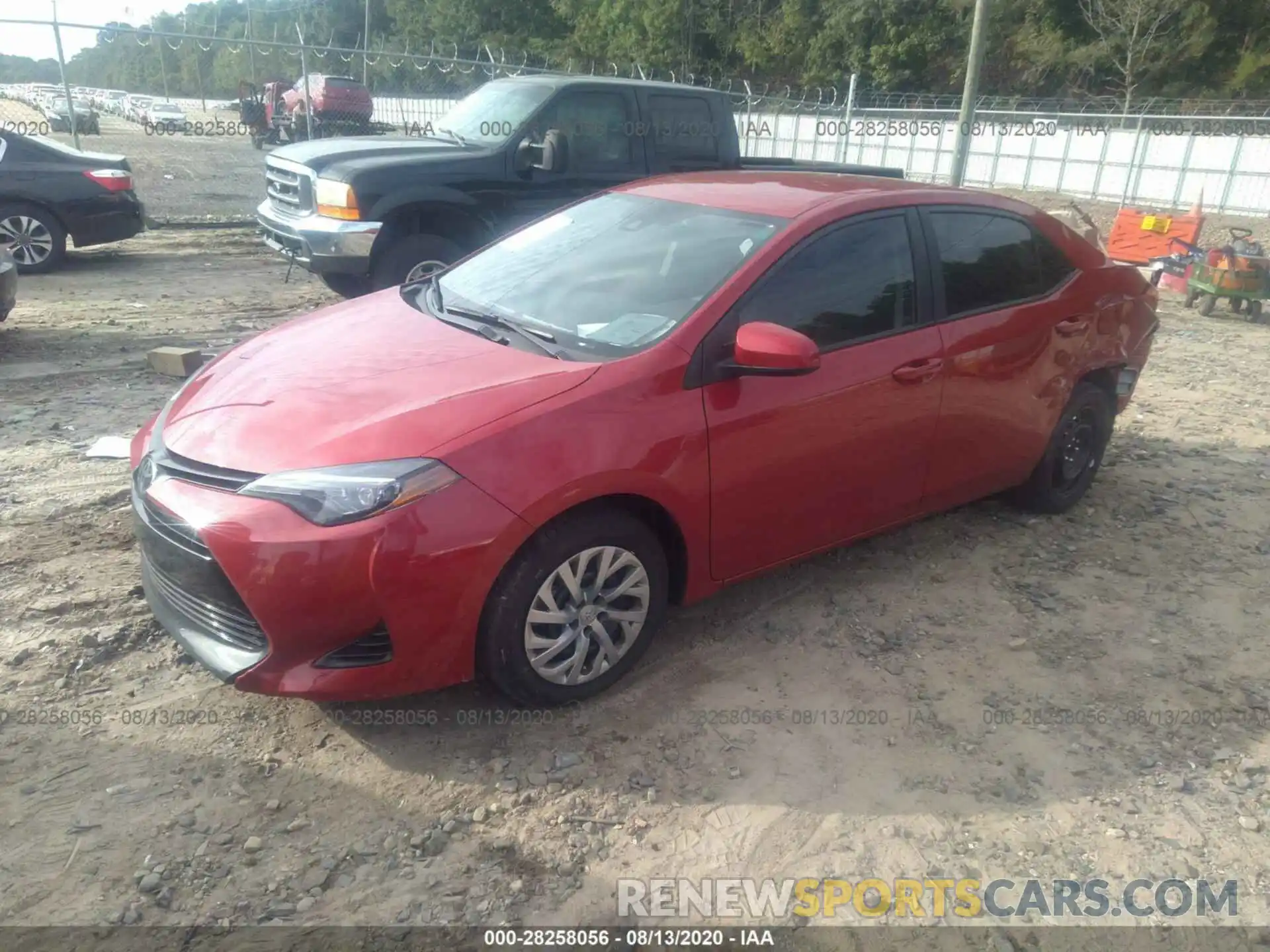 2 Photograph of a damaged car 2T1BURHE1KC211525 TOYOTA COROLLA 2019