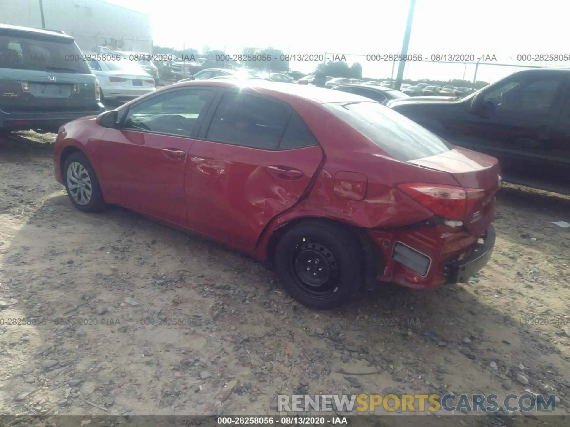 3 Photograph of a damaged car 2T1BURHE1KC211525 TOYOTA COROLLA 2019