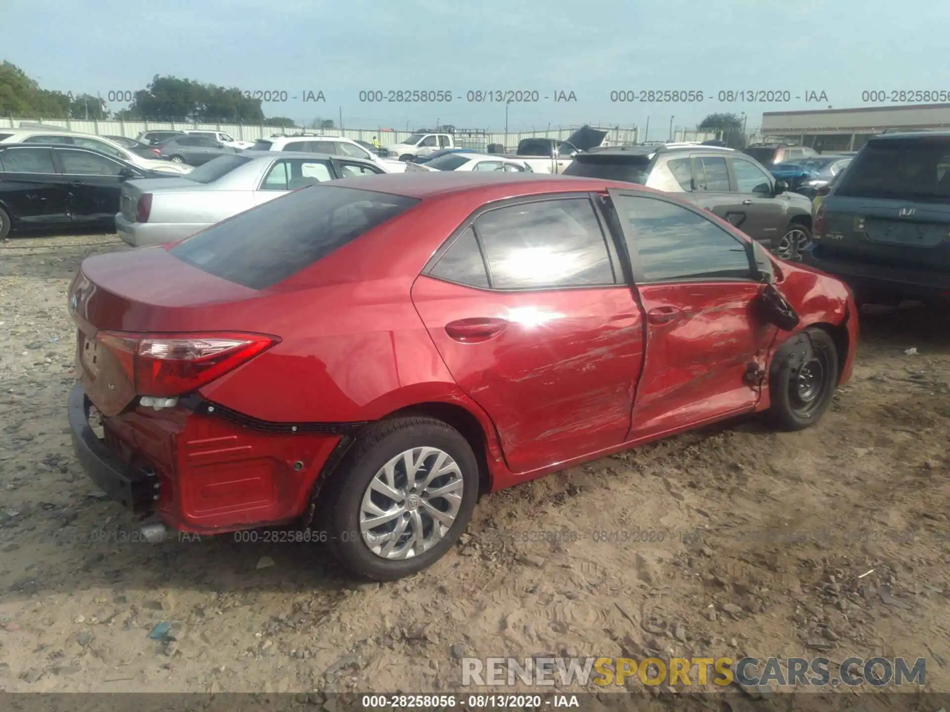 6 Photograph of a damaged car 2T1BURHE1KC211525 TOYOTA COROLLA 2019