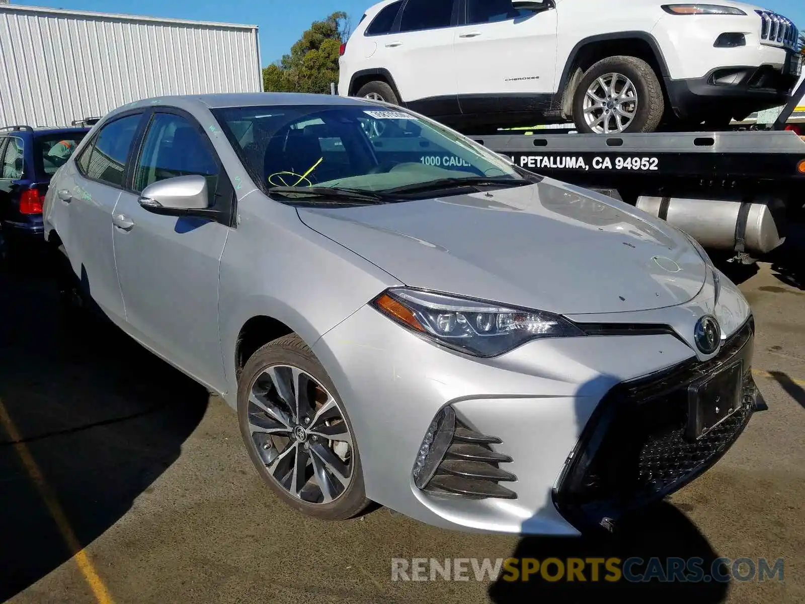 1 Photograph of a damaged car 2T1BURHE1KC211556 TOYOTA COROLLA 2019