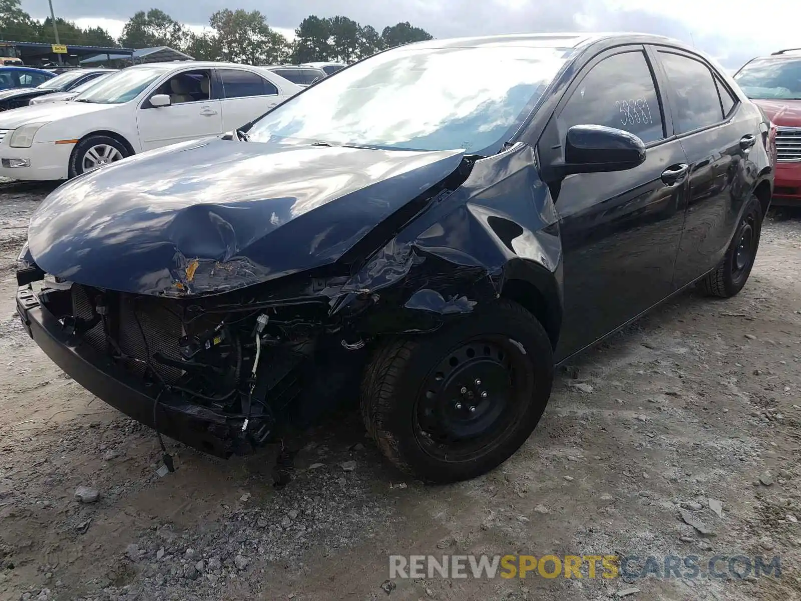 2 Фотография поврежденного автомобиля 2T1BURHE1KC212187 TOYOTA COROLLA 2019