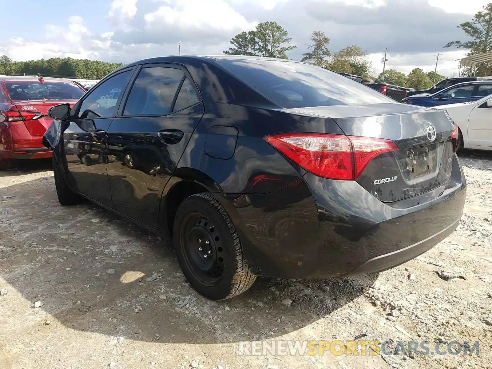 3 Photograph of a damaged car 2T1BURHE1KC212187 TOYOTA COROLLA 2019