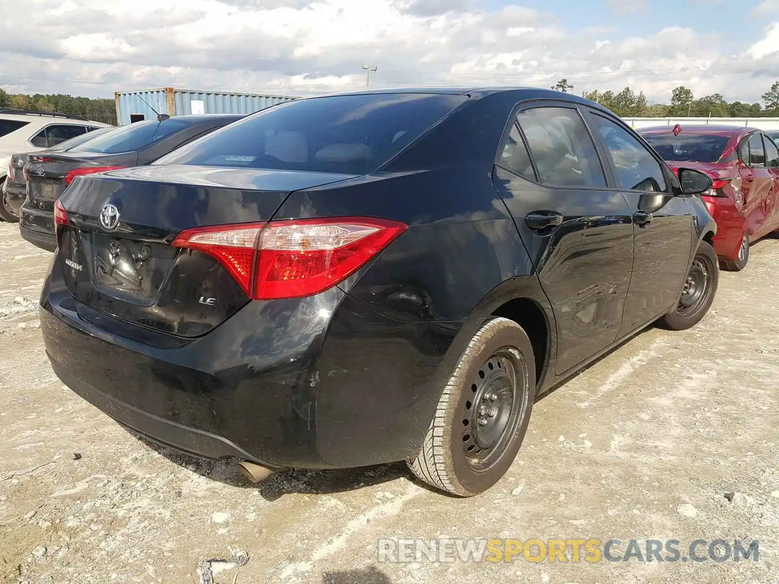 4 Photograph of a damaged car 2T1BURHE1KC212187 TOYOTA COROLLA 2019