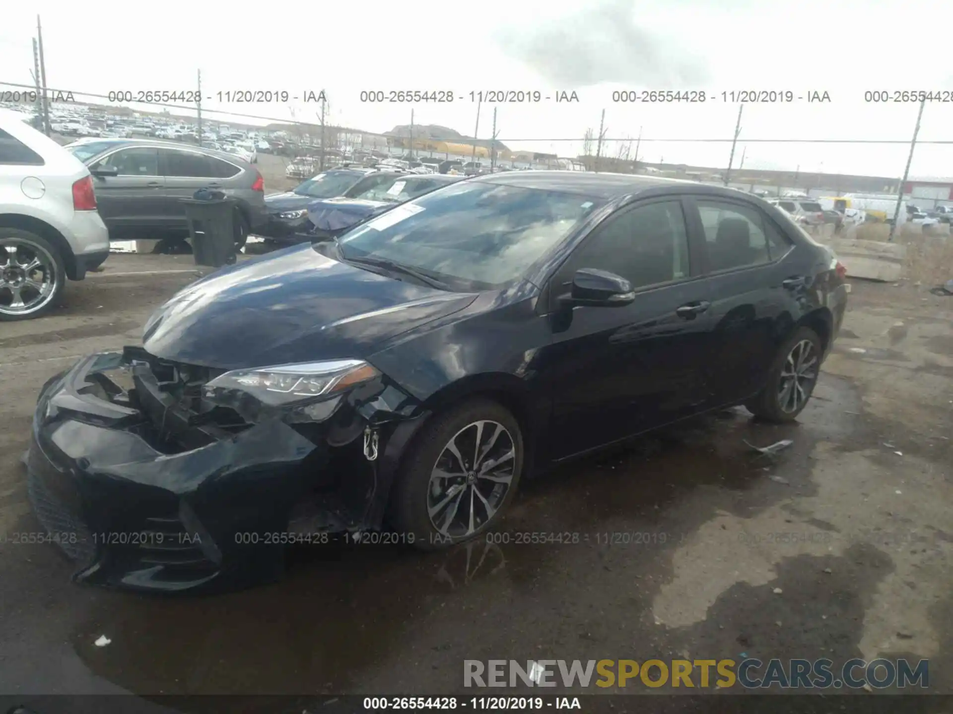 2 Photograph of a damaged car 2T1BURHE1KC212318 TOYOTA COROLLA 2019